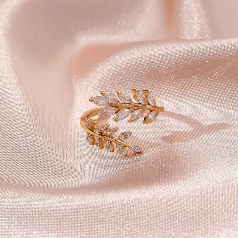 Klassischer Blatt-Ring