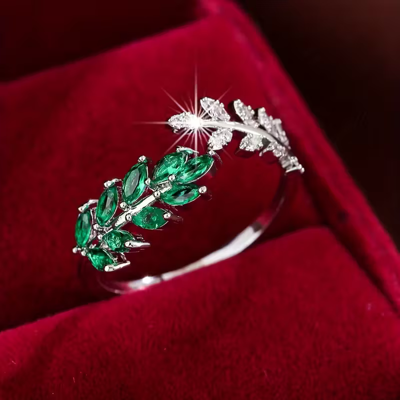 Klassischer Blatt-Ring