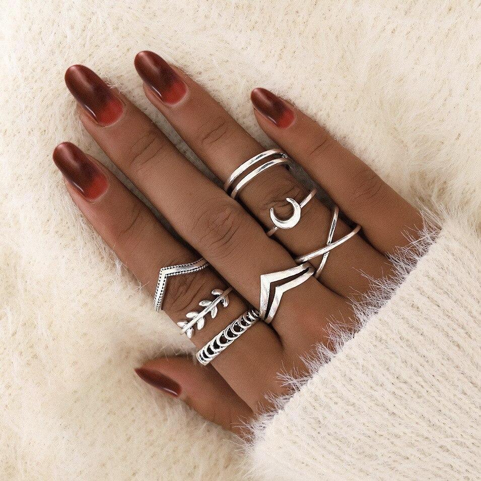 Einzigartiges Set mit 8 bis 12 Ringen