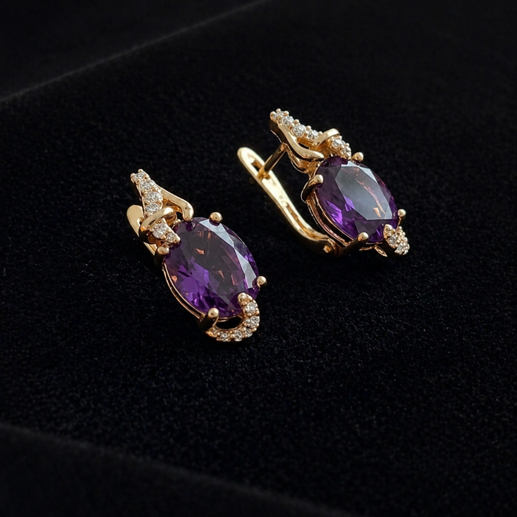Elegante Ohrringe aus Roségold
