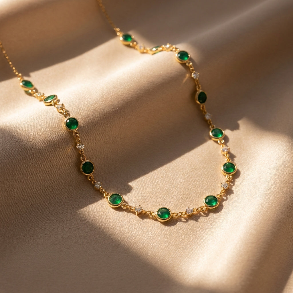 Mayfair Smaragd Gliederkette