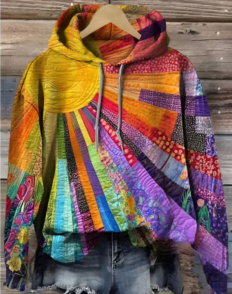Solara™ - Multicolor Boho Hoodie