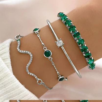 Celeste™ - Elegant 4-Piece Bracelet Set
