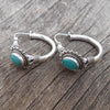 Chic Turquoise Retro Earrings