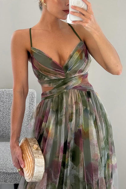 Valerie™ - Elegant Floral Maxi Dress