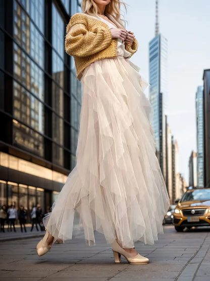Cecil™ - Stylish Mesh Layered Tutu Skirt