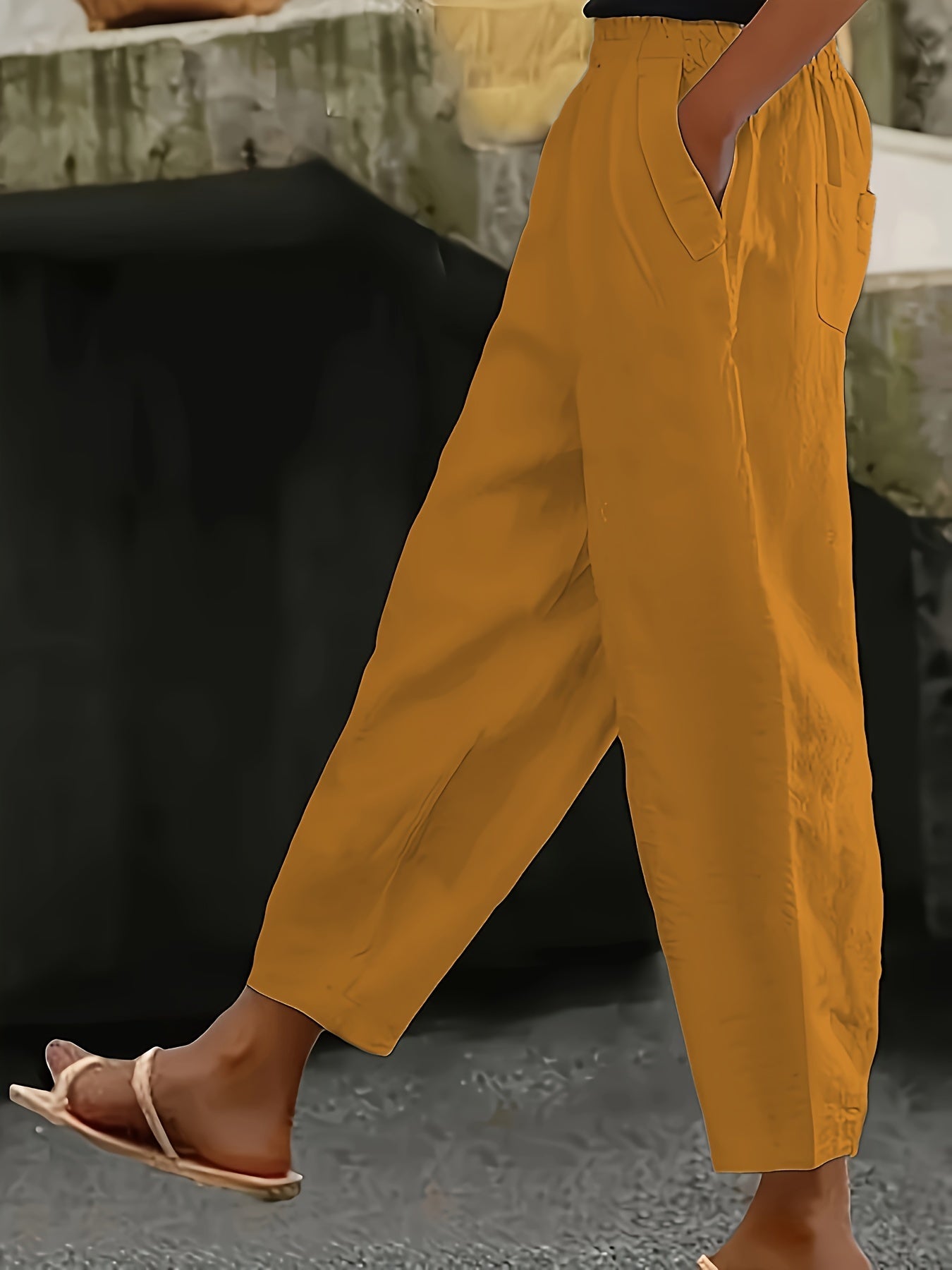 Rachel™ - Comfy Elastic Waist Capris