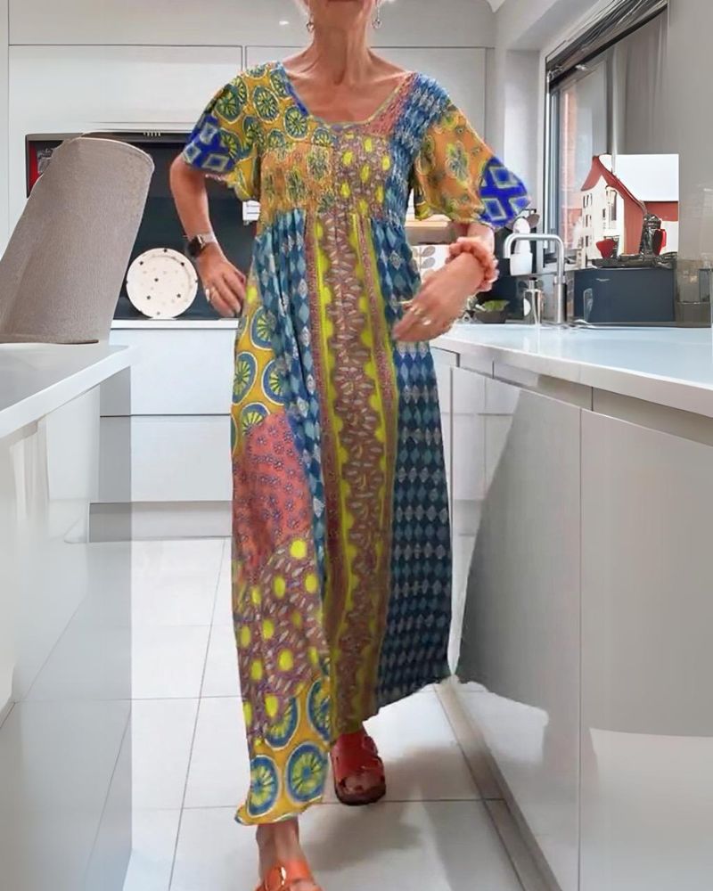 Melania™ - Colorful Bohemian Dress