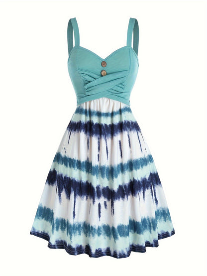 Gisele™ - Comfortable Tie-Dye Sleeveless Summer Dress
