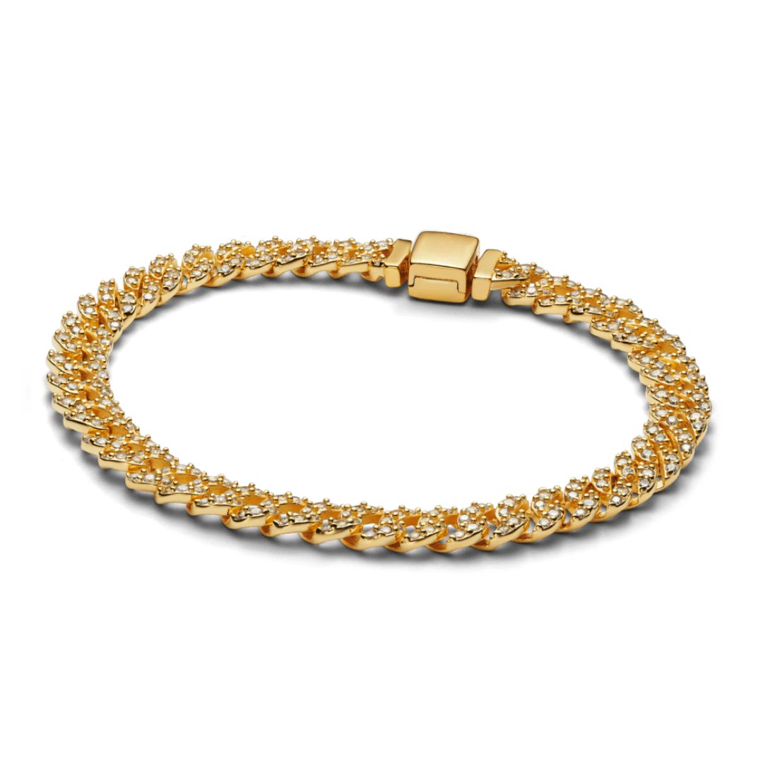 Moissanit Cuban Armband