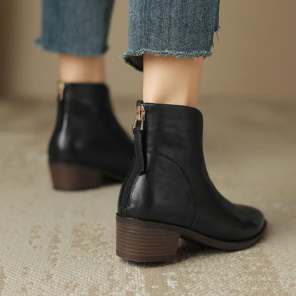 Celeste™ - Luxury Low-Heel Ankle Boots
