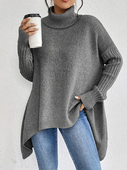 Bridgette™ - Comfy Long Turtleneck Sweater