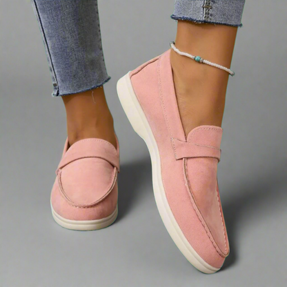 Hannah | Artisan-Made Suede Moccasins with Elegant Design