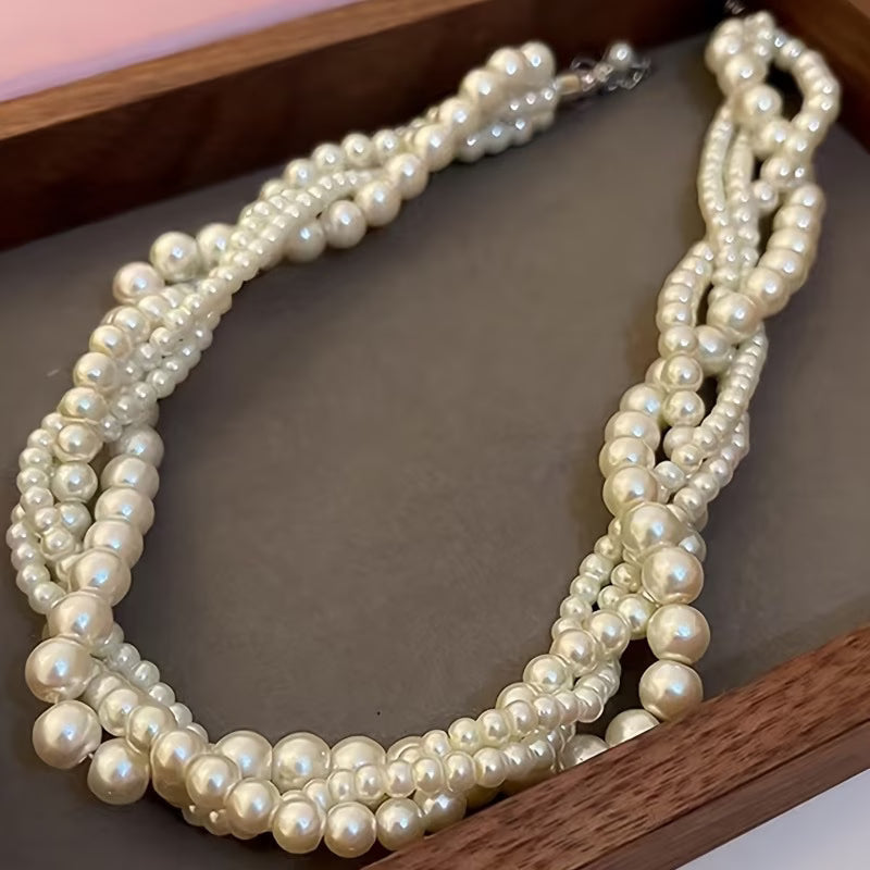 Elegante Statement-Perlenkette