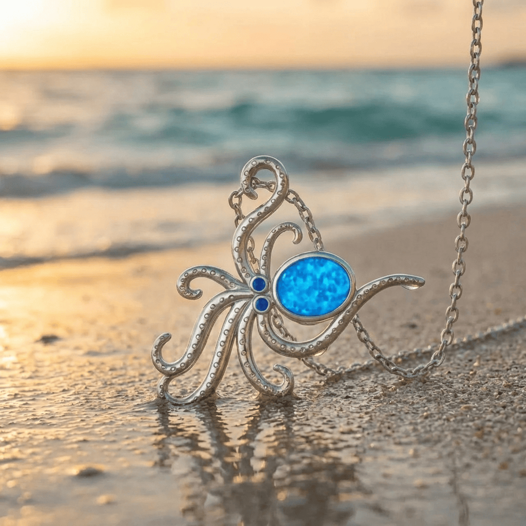 Mystische Oktopus-Halskette