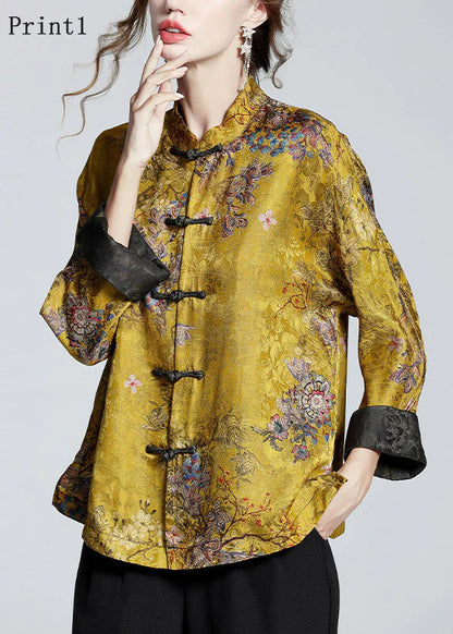 Mei™ - Chinese-Style Stand Collar Coat