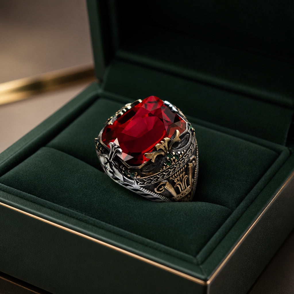 Eleganter Zweifarben-Goldring