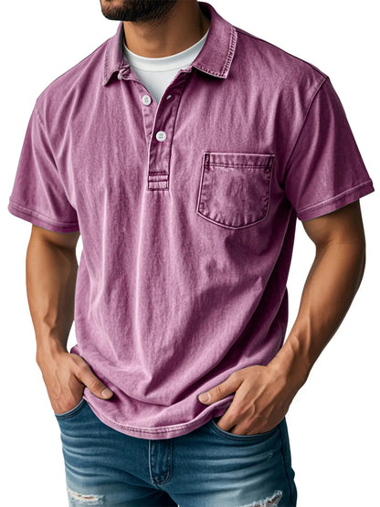 Sebastien™ - Men's Casual Vintage Polo Shirt