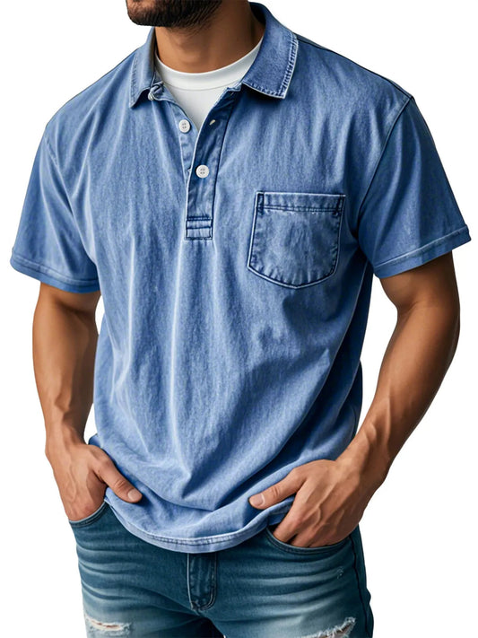 Sebastien™ - Men's Casual Vintage Polo Shirt