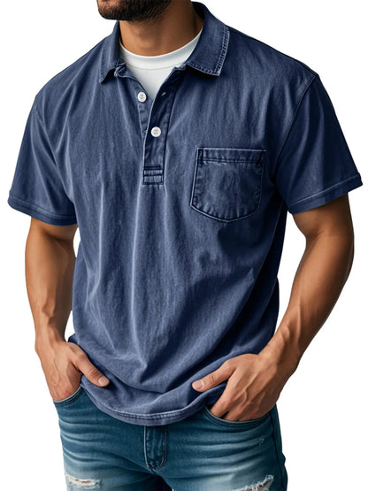Sebastien™ - Men's Casual Vintage Polo Shirt