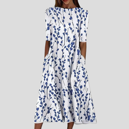 Sela™ – Coastal Floral Midi Dress