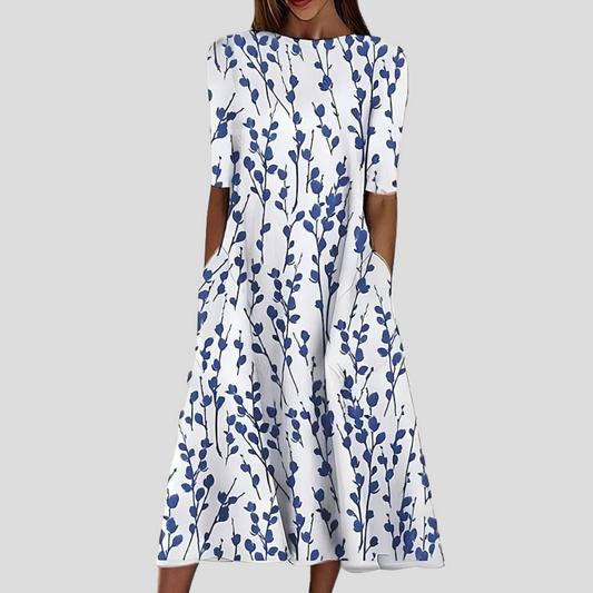 Sela™ – Coastal Floral Midi Dress