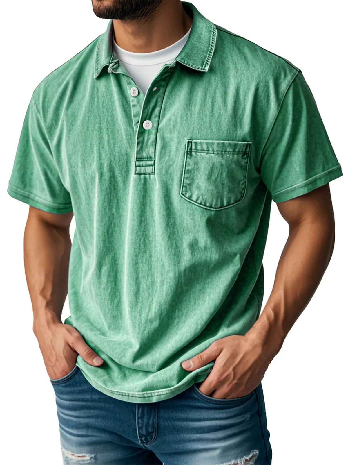 Sebastien™ - Men's Casual Vintage Polo Shirt