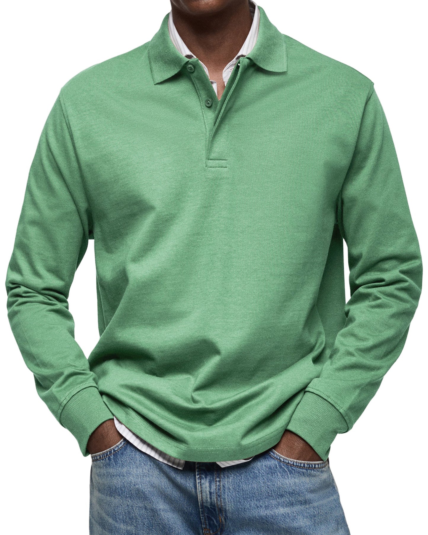 Alex™ - Long Sleeve Casual Polo