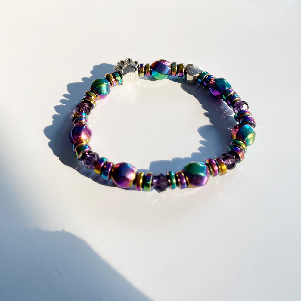 Pfotenanhänger Magnetarmband