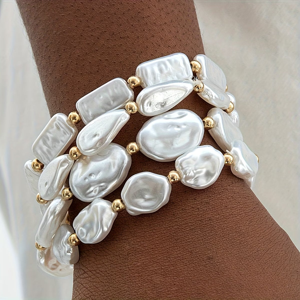 Perlen-Armband-Set aus 4