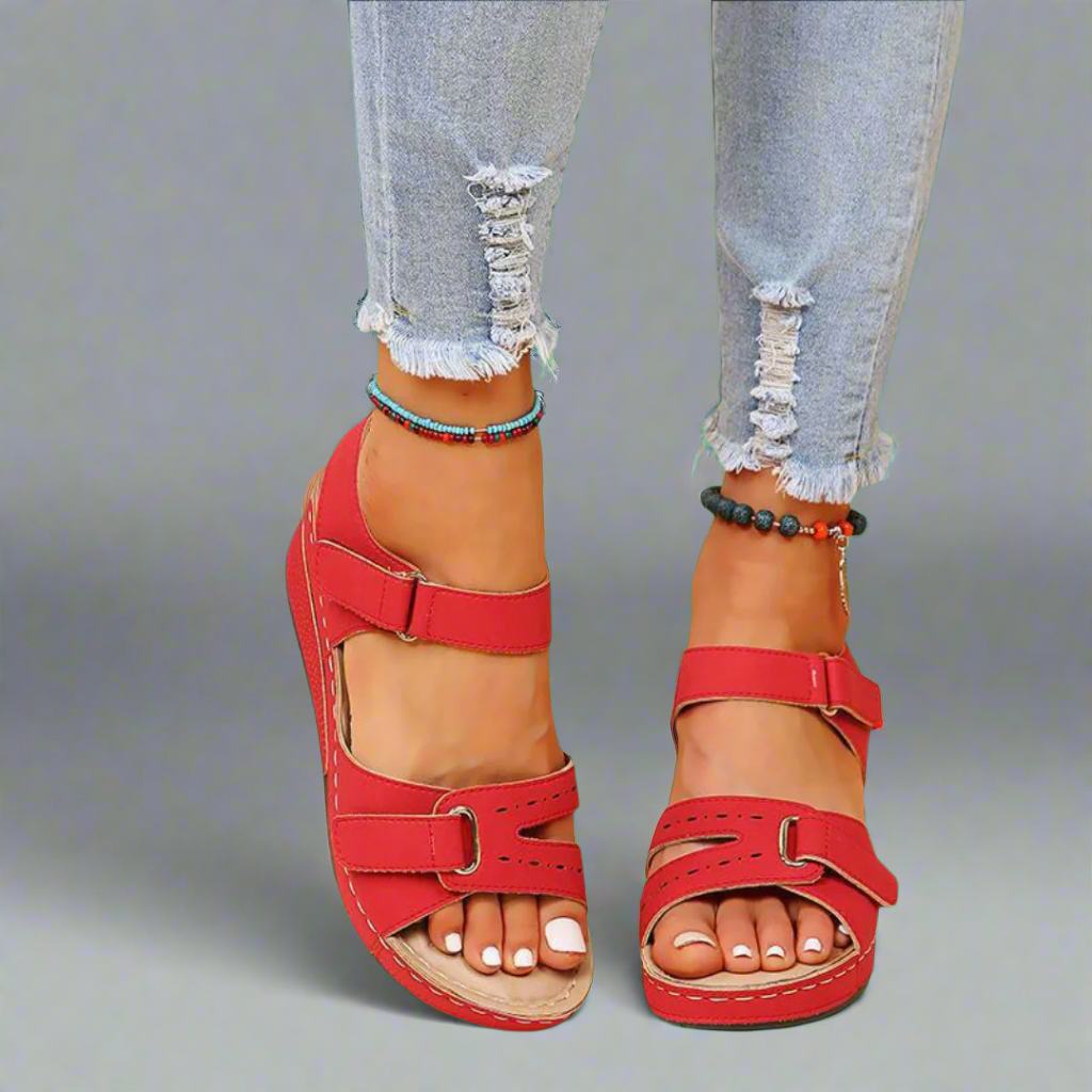 Gudula | Stylish Orthopedic Sandals Crafted from Luxurious Soft Materials for Comfortable Summer Wear