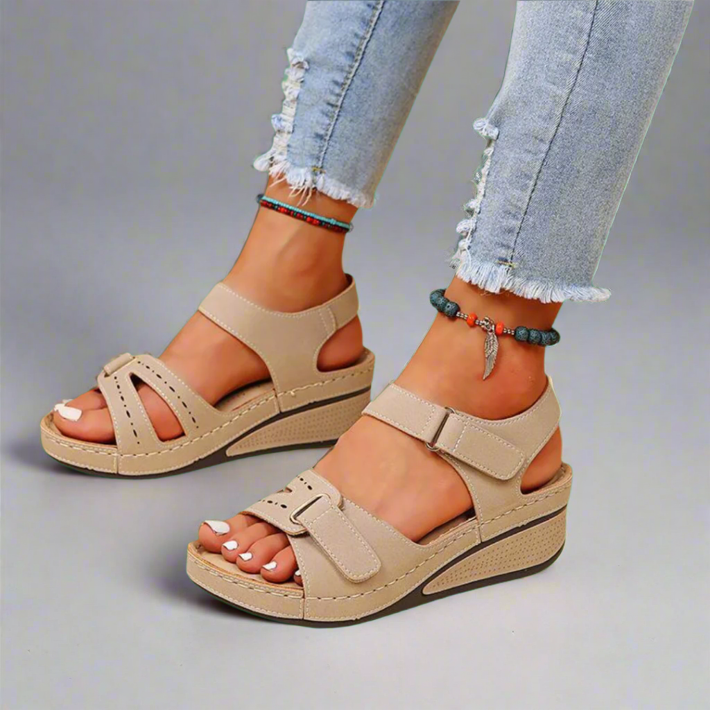 Gudula | Stylish Orthopedic Sandals Crafted from Luxurious Soft Materials for Comfortable Summer Wear