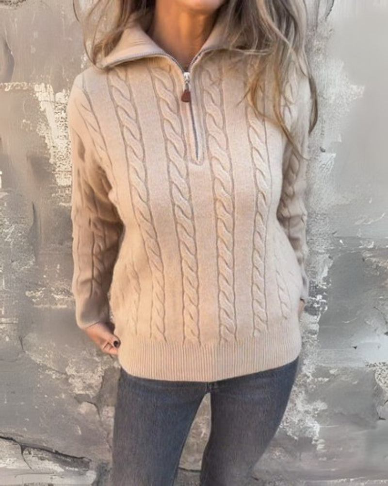 Rosalia™ - Premium Casual Half-Zip Sweater