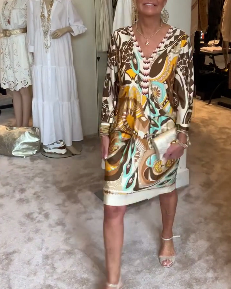 Mariane™ | Vintage Print Dress