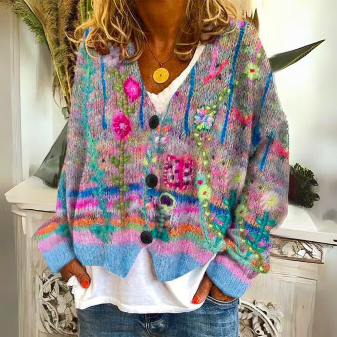 Carolin - Soft and Colorful Knit Sweater
