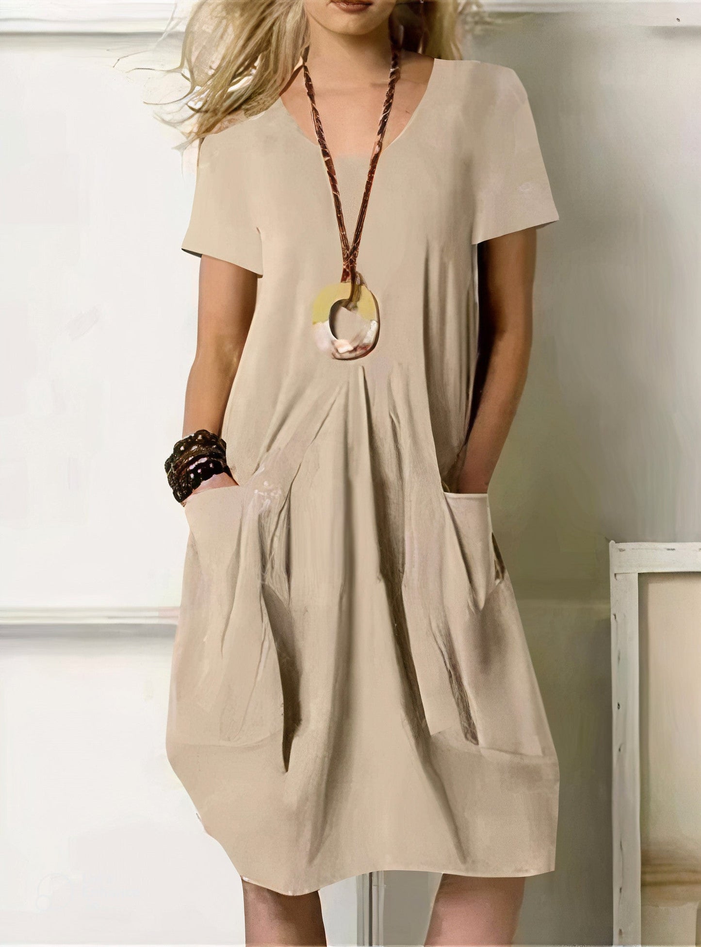 Gabrielle - Summer Loose Long Pocket Dress