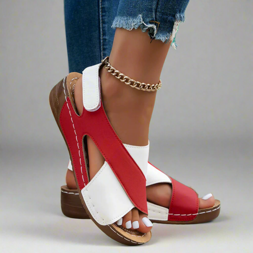 Alwine | Elegant Wedge Heels Made of Premium Material