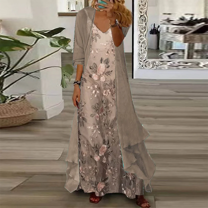 Edda™ - Two-Piece Floral Maxi Dress Set