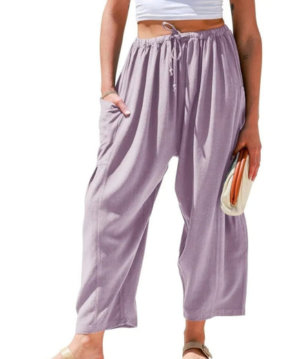 Sabrina™ - Wide Leg Linen Pants