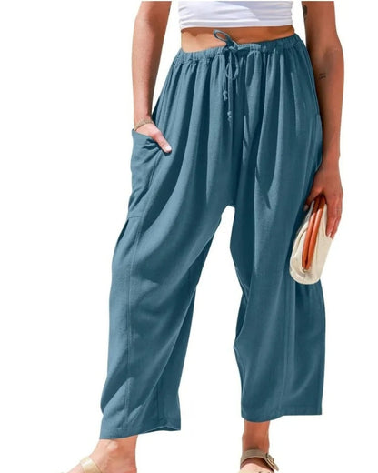 Sabrina™ - Wide Leg Linen Pants