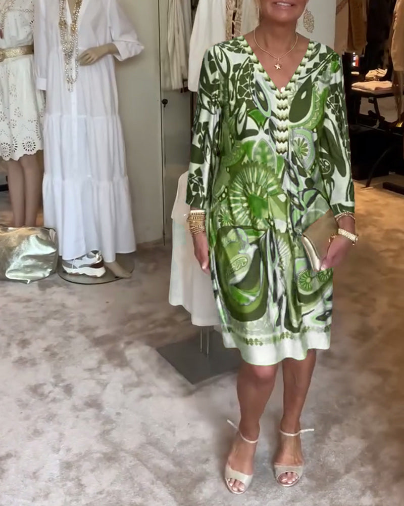 Mariane™ | Vintage Print Dress