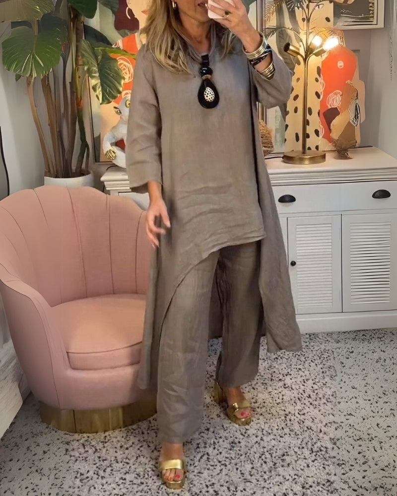 Marila™ - Cotton Two Piece Set