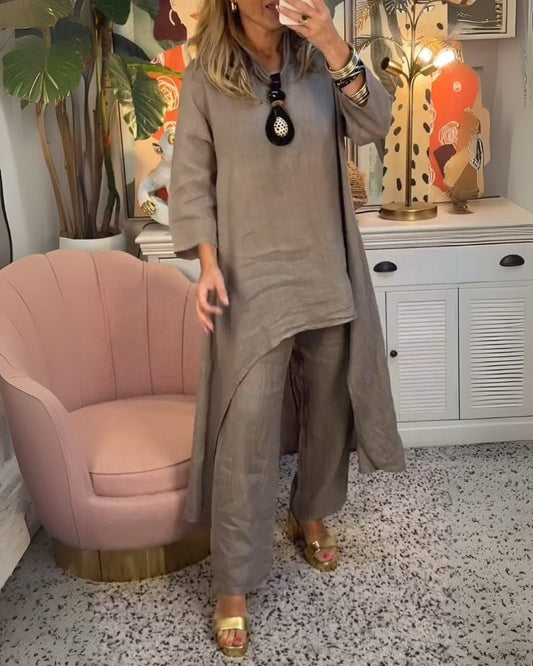 Marila™ - Cotton Two Piece Set