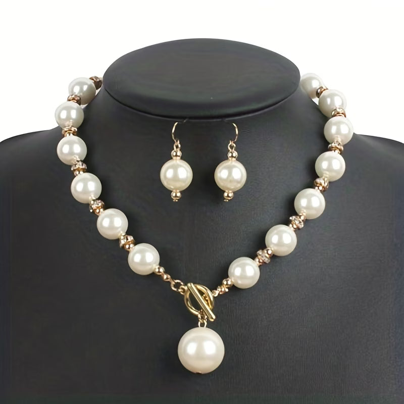 Chunky Perlen-Halsketten-Set