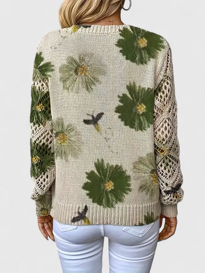 Deborah™ - Casual Floral Sweater