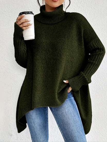 Bridgette™ - Comfy Long Turtleneck Sweater
