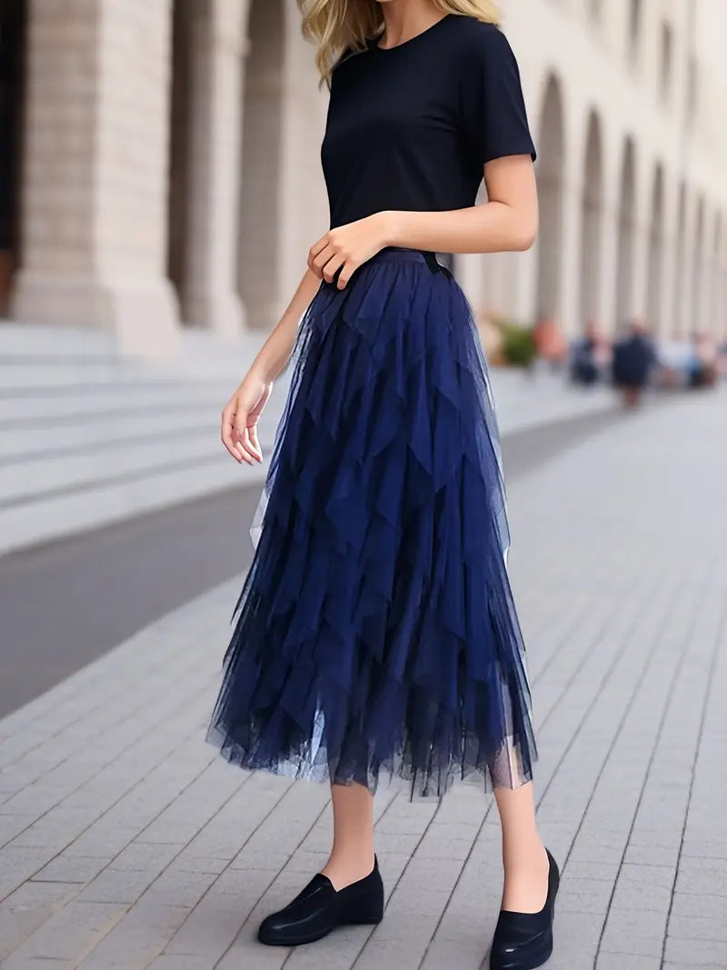 Cecil™ - Stylish Mesh Layered Tutu Skirt