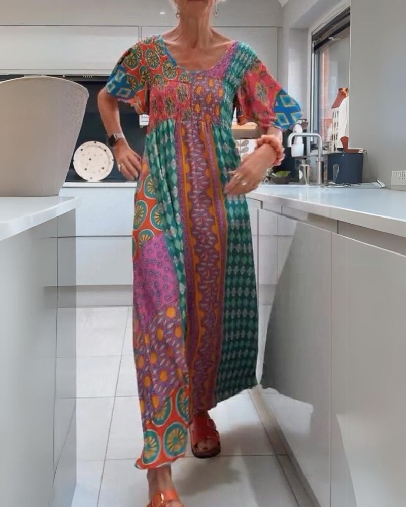 Melania™ - Colorful Bohemian Dress