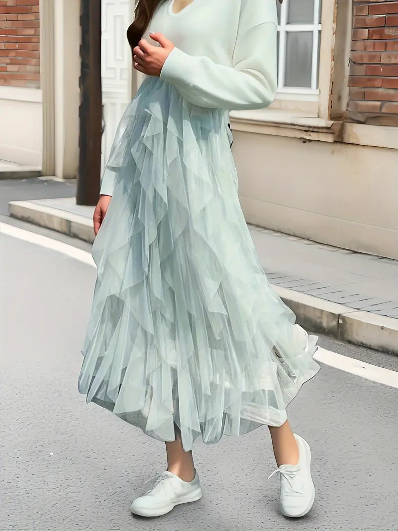 Cecil™ - Stylish Mesh Layered Tutu Skirt