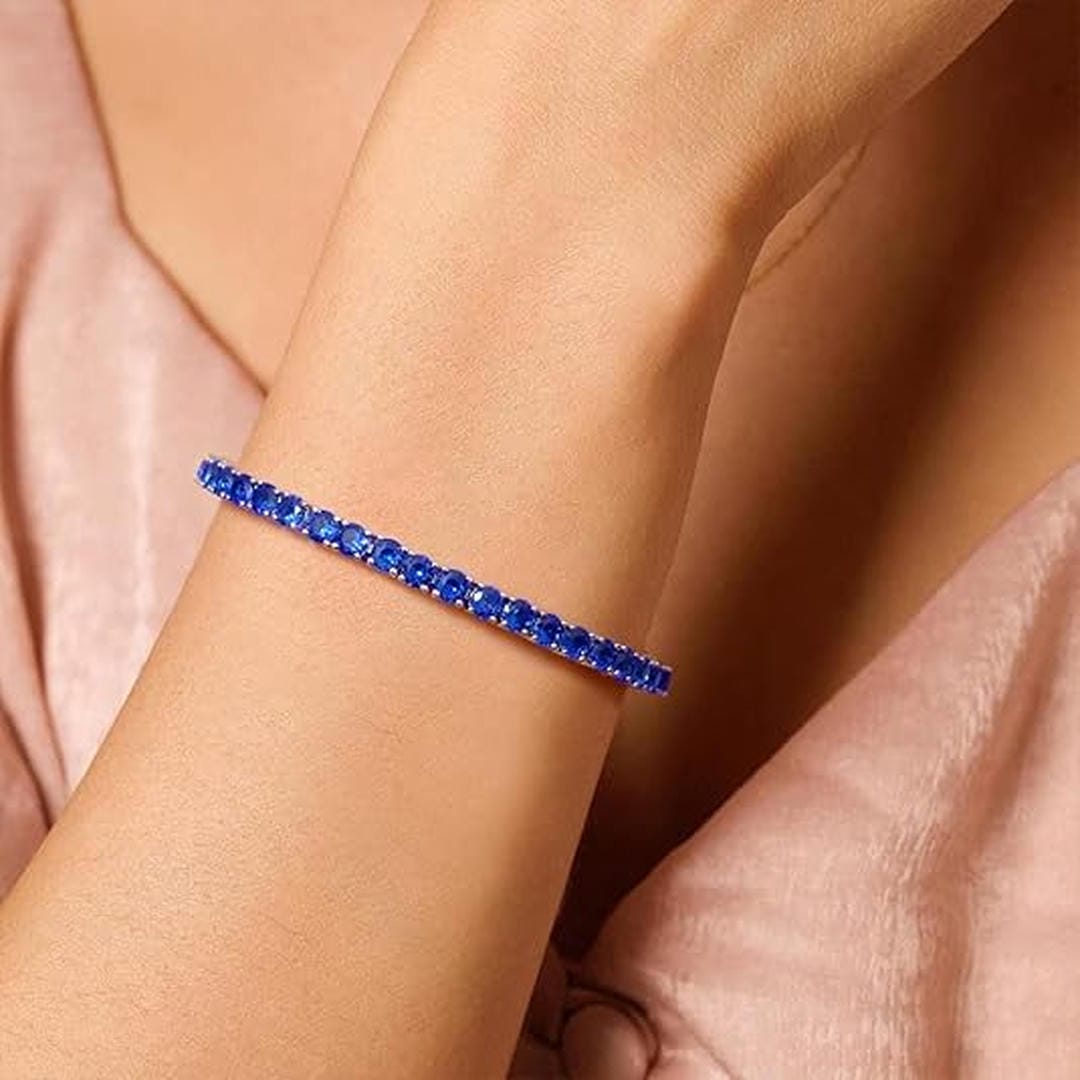 Saphir-Tennisarmband